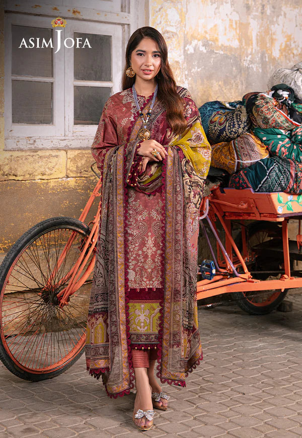 Asim Jofa | Aira Summer Prints | AJAR 17 - Hoorain Designer Wear - Pakistani Ladies Branded Stitched Clothes in United Kingdom, United states, CA and Australia