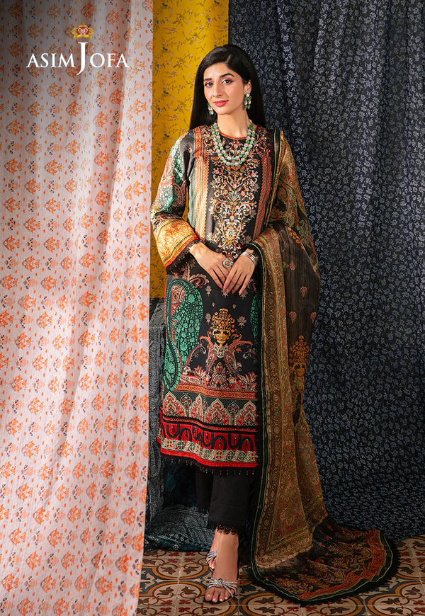 Asim Jofa | Aira Summer Prints | AJAR-18 - Pakistani Clothes for women, in United Kingdom and United States