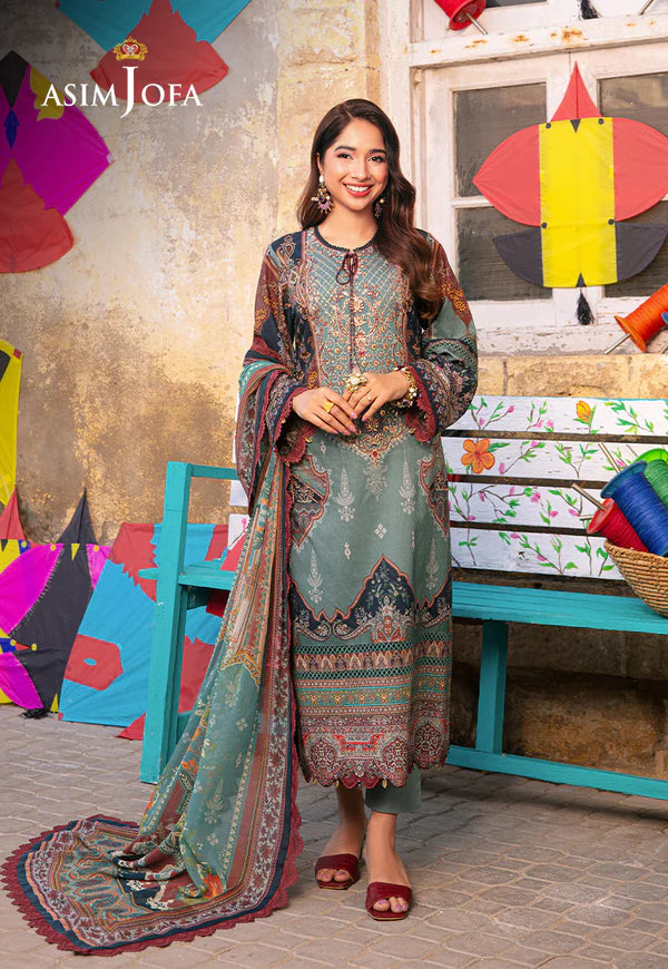 Asim Jofa | Aira Summer Prints | AJAR-01 - Pakistani Clothes for women, in United Kingdom and United States