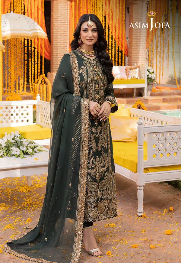 Asim Jofa | Dastaan Collection 24 | AJDA-12 - Hoorain Designer Wear - Pakistani Ladies Branded Stitched Clothes in United Kingdom, United states, CA and Australia