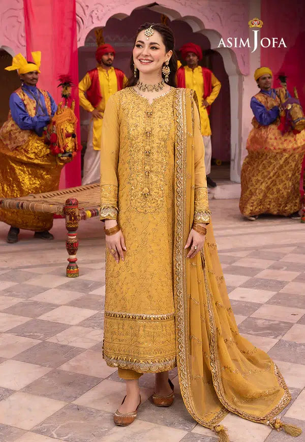 Asim Jofa | Dastaan Collection 24 | AJDA-04 - Hoorain Designer Wear - Pakistani Ladies Branded Stitched Clothes in United Kingdom, United states, CA and Australia