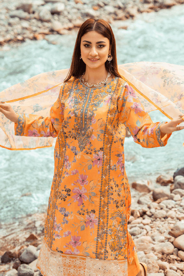 Ittehad | Silk Dale | RAW SILK SUIT 01 - Pakistani Clothes for women, in United Kingdom and United States