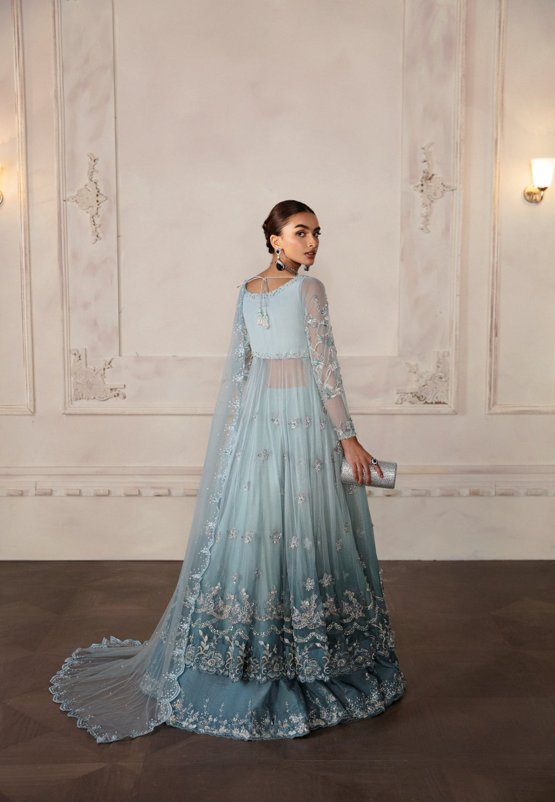 Ayesha and Usman | Bliss Luxury Pret | Frozen Aqua