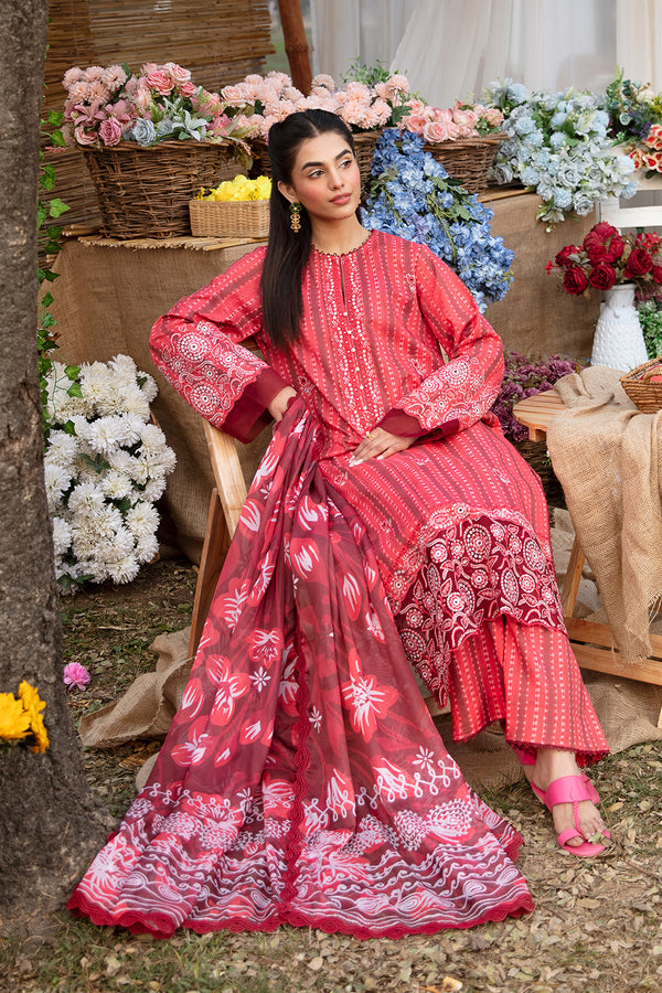 Afrozeh | Ayzel Summer Dream | CARDINAL - Hoorain Designer Wear - Pakistani Ladies Branded Stitched Clothes in United Kingdom, United states, CA and Australia