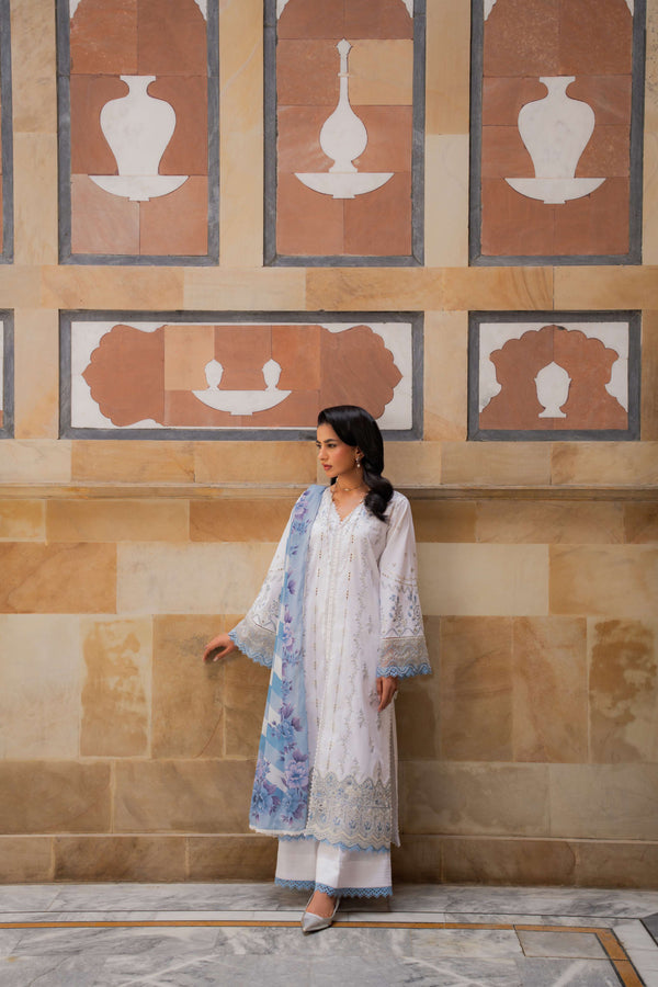 Azzal | Lawn 25 | IVORY