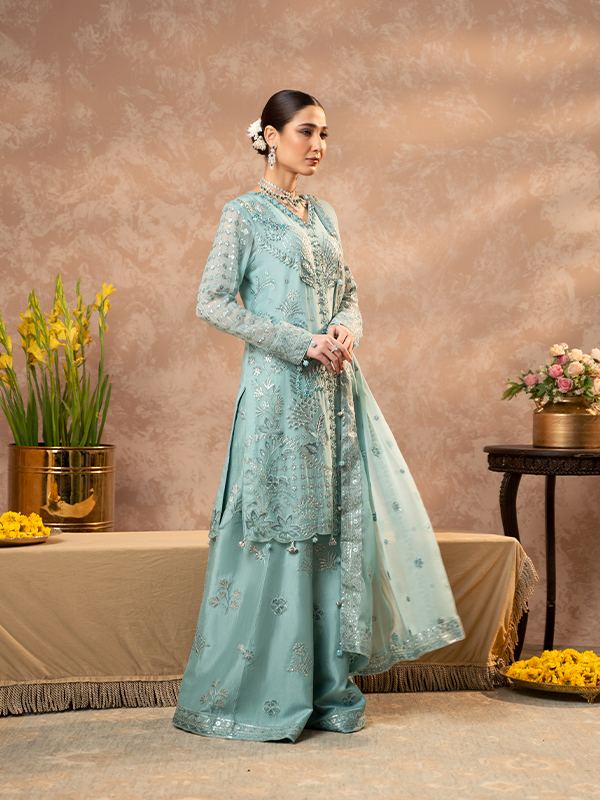 Zebtan | Zeenat Festive Collection | ZN-07 - Hoorain Designer Wear - Pakistani Ladies Branded Stitched Clothes in United Kingdom, United states, CA and Australia