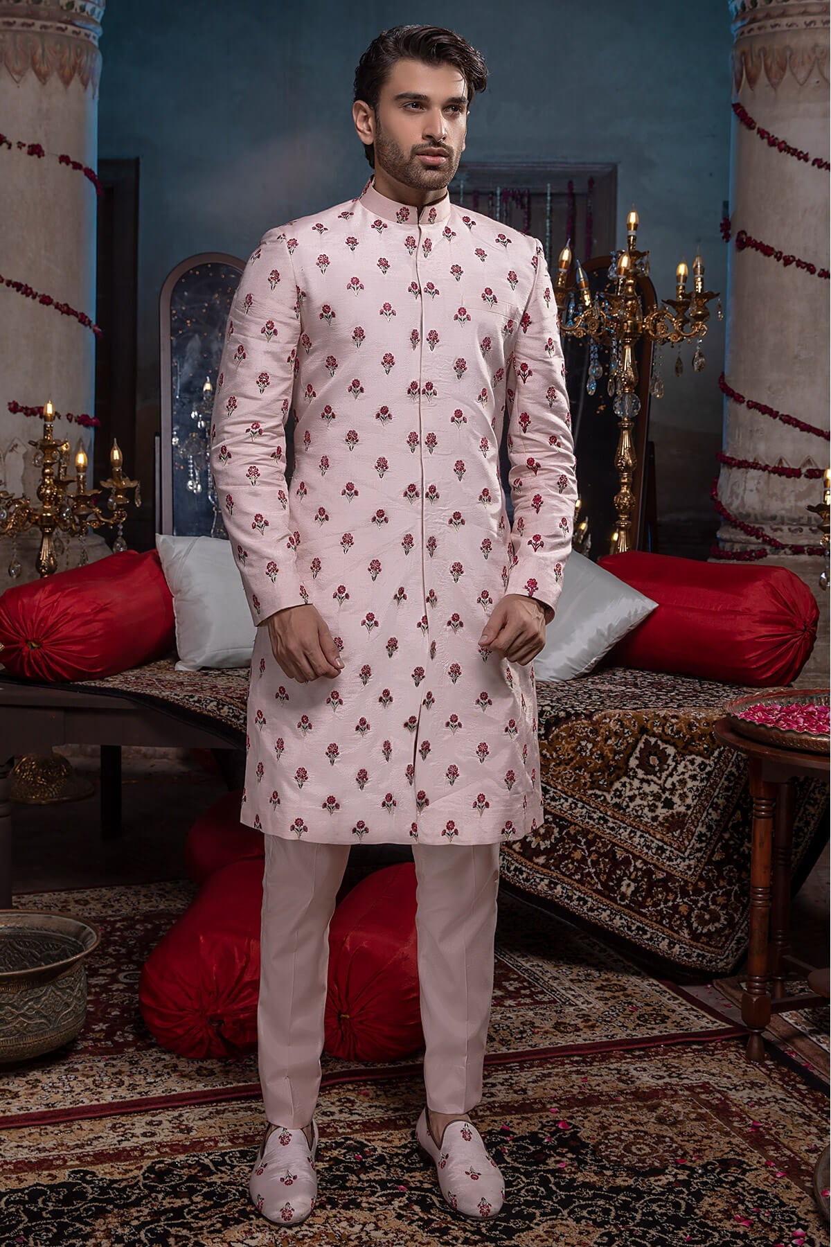 Pakistani Menswear | Mina Kashif | Sherwani D-19