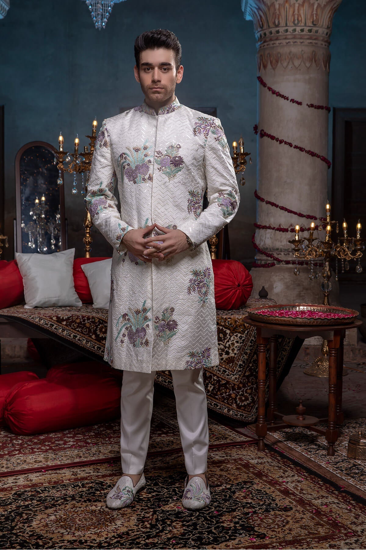 Pakistani Menswear | Mina Kashif | Sherwani D-10