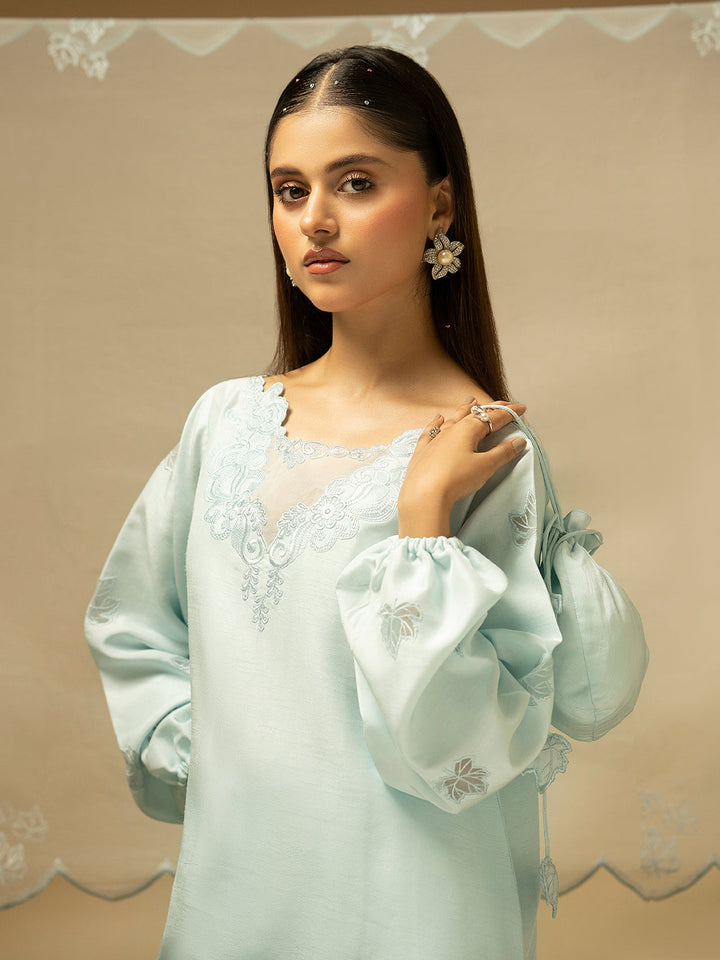 Fozia Khalid | Eid Edit 24 | Celestial Serenity - Hoorain Designer Wear - Pakistani Ladies Branded Stitched Clothes in United Kingdom, United states, CA and Australia