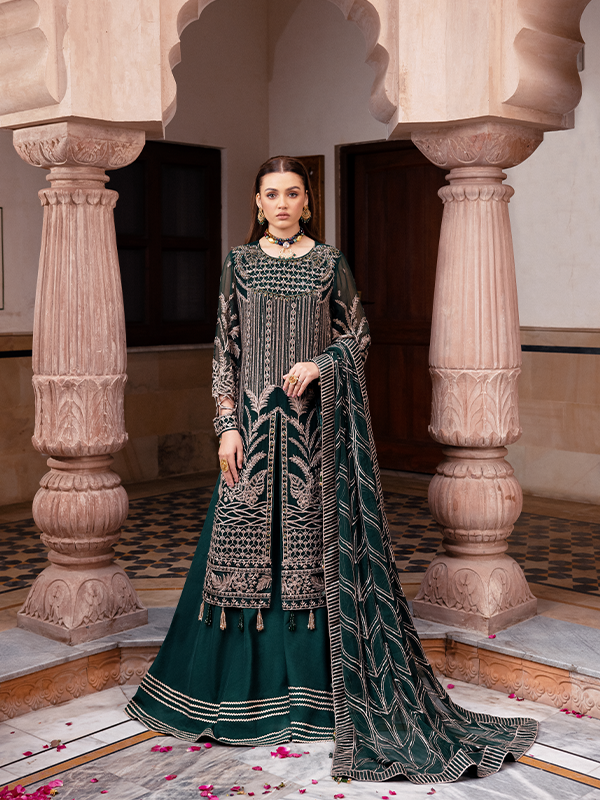 Zebtan | Zeenat Collection Vol 19 | ZN-02 - Hoorain Designer Wear - Pakistani Ladies Branded Stitched Clothes in United Kingdom, United states, CA and Australia