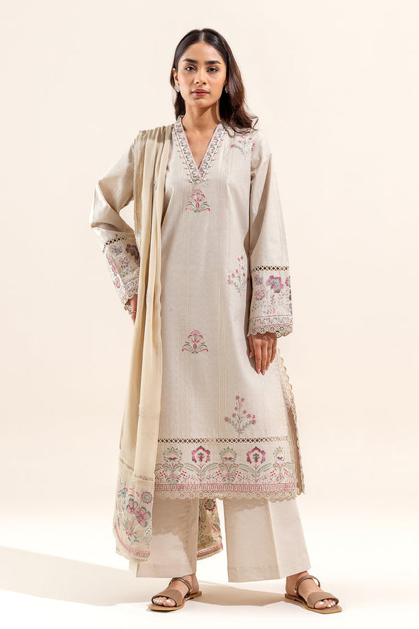 Beech Tree| Embroidered Lawn 24 | P-02 - Hoorain Designer Wear - Pakistani Ladies Branded Stitched Clothes in United Kingdom, United states, CA and Australia