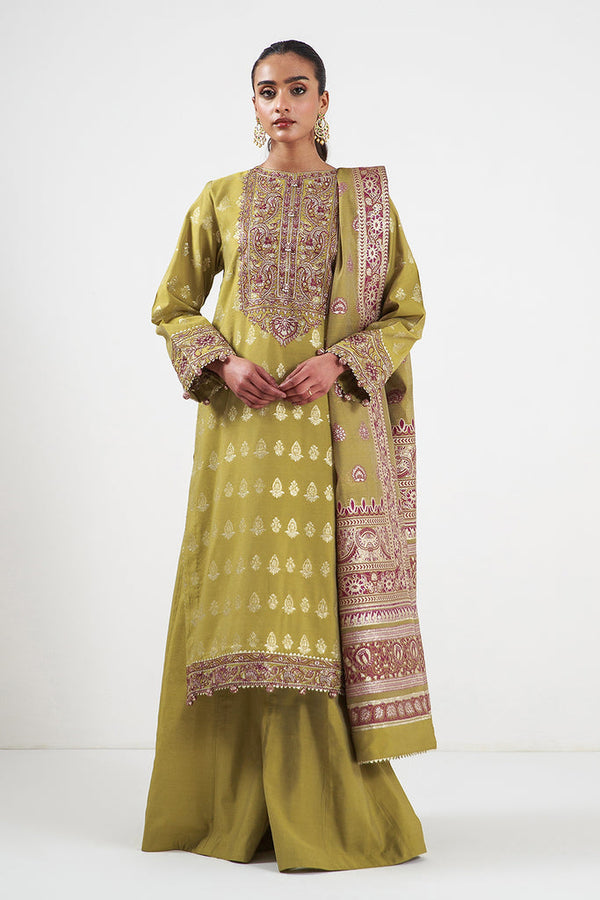 Beech Tree| Embroidered Lawn 24 | P-03 - Hoorain Designer Wear - Pakistani Ladies Branded Stitched Clothes in United Kingdom, United states, CA and Australia