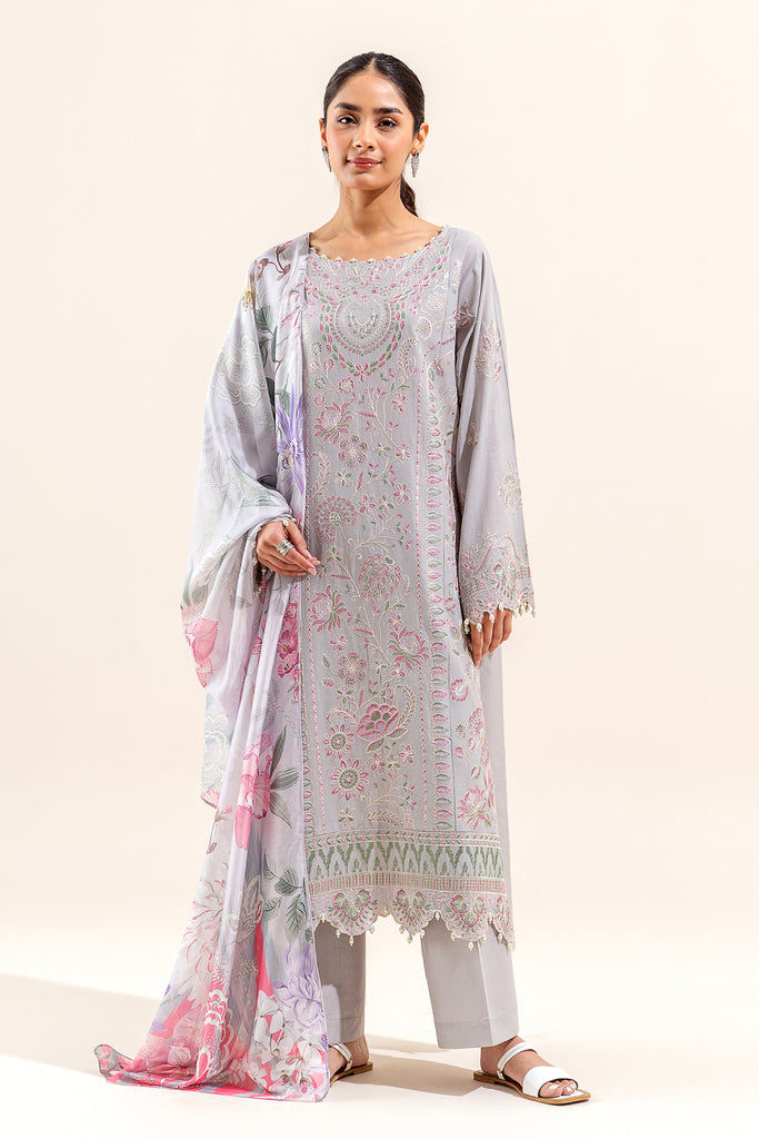 Beech Tree| Embroidered Lawn 24 | P-21 - Hoorain Designer Wear - Pakistani Ladies Branded Stitched Clothes in United Kingdom, United states, CA and Australia