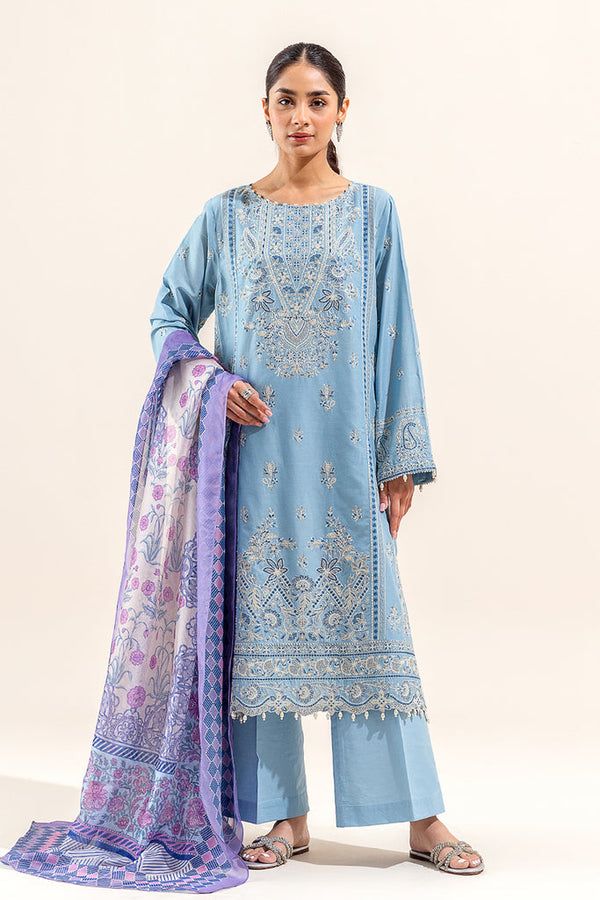 Beech Tree| Embroidered Lawn 24 | P-16 - Hoorain Designer Wear - Pakistani Designer Clothes for women, in United Kingdom, United states, CA and Australia