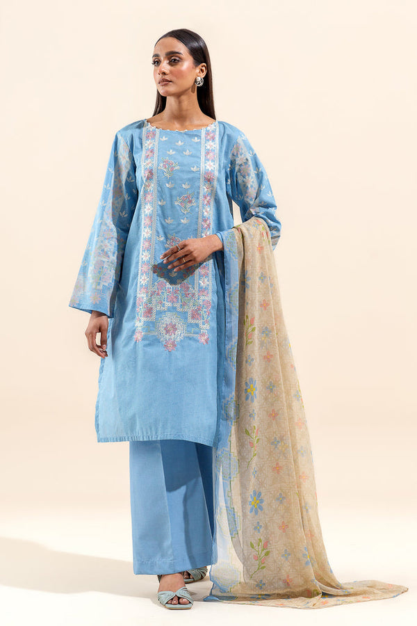 Beech Tree| Embroidered Lawn 24 | P-17 - Hoorain Designer Wear - Pakistani Designer Clothes for women, in United Kingdom, United states, CA and Australia