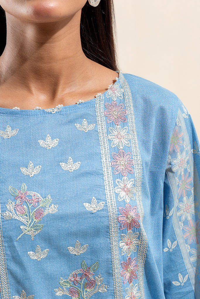 Beech Tree| Embroidered Lawn 24 | P-17 - Hoorain Designer Wear - Pakistani Ladies Branded Stitched Clothes in United Kingdom, United states, CA and Australia
