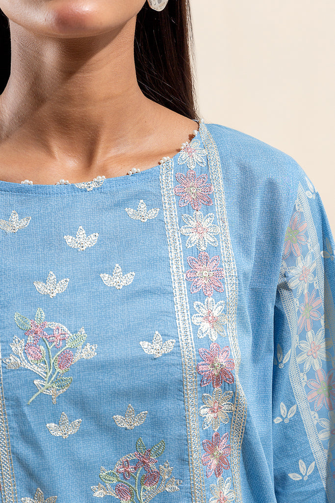 Beech Tree| Embroidered Lawn 24 | P-17 - Pakistani Clothes for women, in United Kingdom and United States