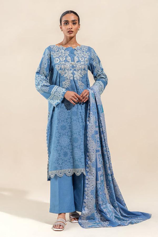 Beech Tree| Embroidered Lawn 24 | P-12 - Hoorain Designer Wear - Pakistani Designer Clothes for women, in United Kingdom, United states, CA and Australia
