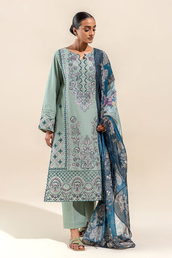Beech Tree| Embroidered Lawn 24 | P-20 - Hoorain Designer Wear - Pakistani Designer Clothes for women, in United Kingdom, United states, CA and Australia
