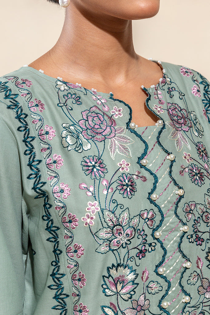 Beech Tree| Embroidered Lawn 24 | P-20 - Hoorain Designer Wear - Pakistani Ladies Branded Stitched Clothes in United Kingdom, United states, CA and Australia