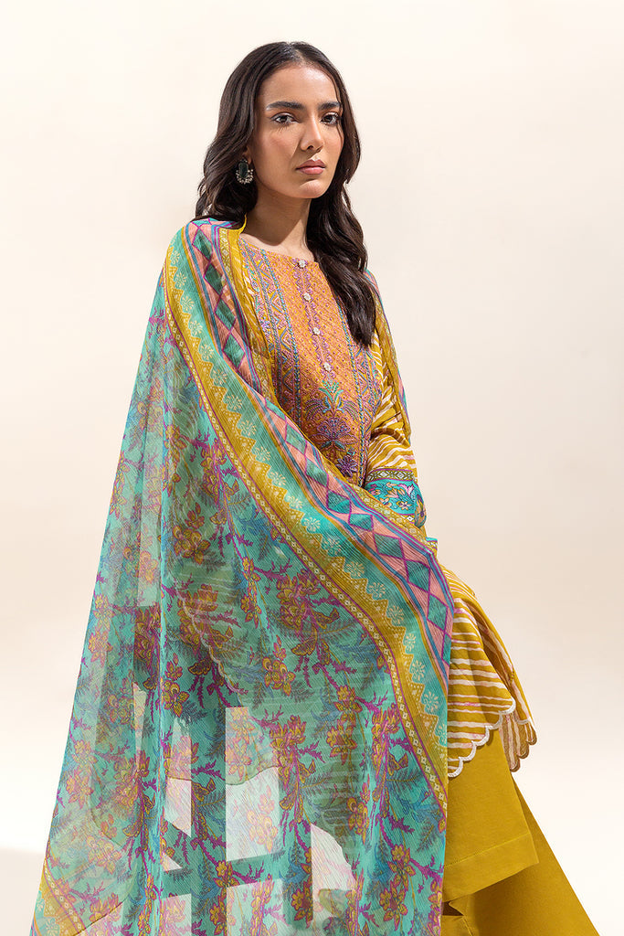 Beech Tree| Embroidered Lawn 24 | P-19 - Pakistani Clothes for women, in United Kingdom and United States