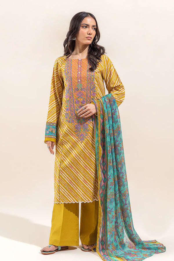 Beech Tree| Embroidered Lawn 24 | P-19 - Hoorain Designer Wear - Pakistani Designer Clothes for women, in United Kingdom, United states, CA and Australia