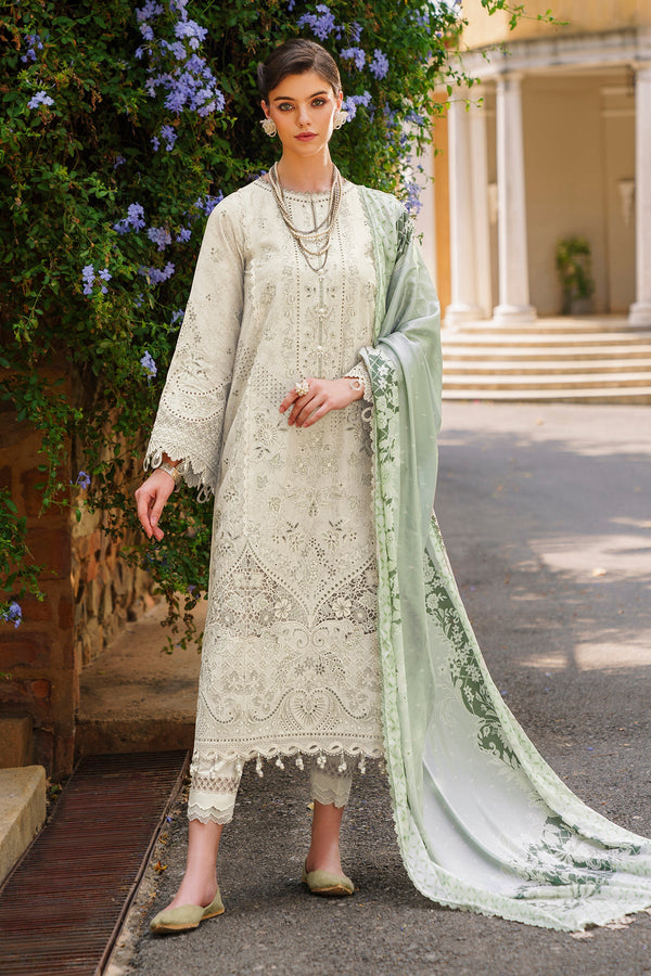 Baroque | Swiss Lawn 24 | SL12-D01 - Hoorain Designer Wear - Pakistani Ladies Branded Stitched Clothes in United Kingdom, United states, CA and Australia