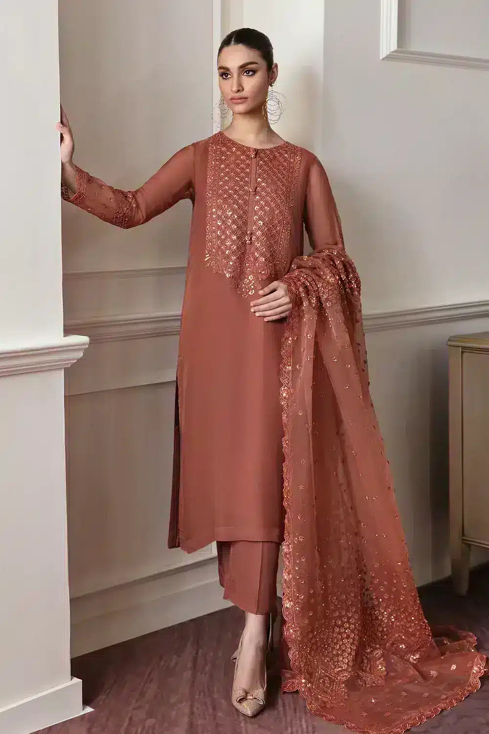 Baroque | Formals Collection | UF-296 - Pakistani Clothes for women, in United Kingdom and United States