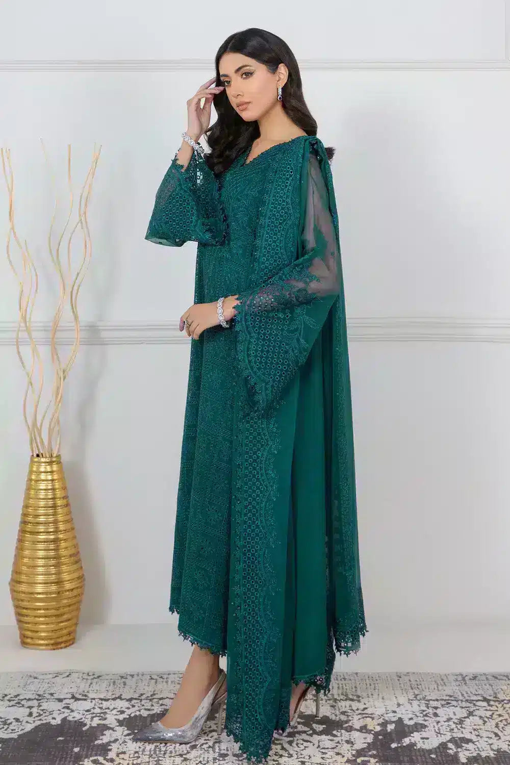 Baroque | Formals Collection | UF-338 - Pakistani Clothes for women, in United Kingdom and United States