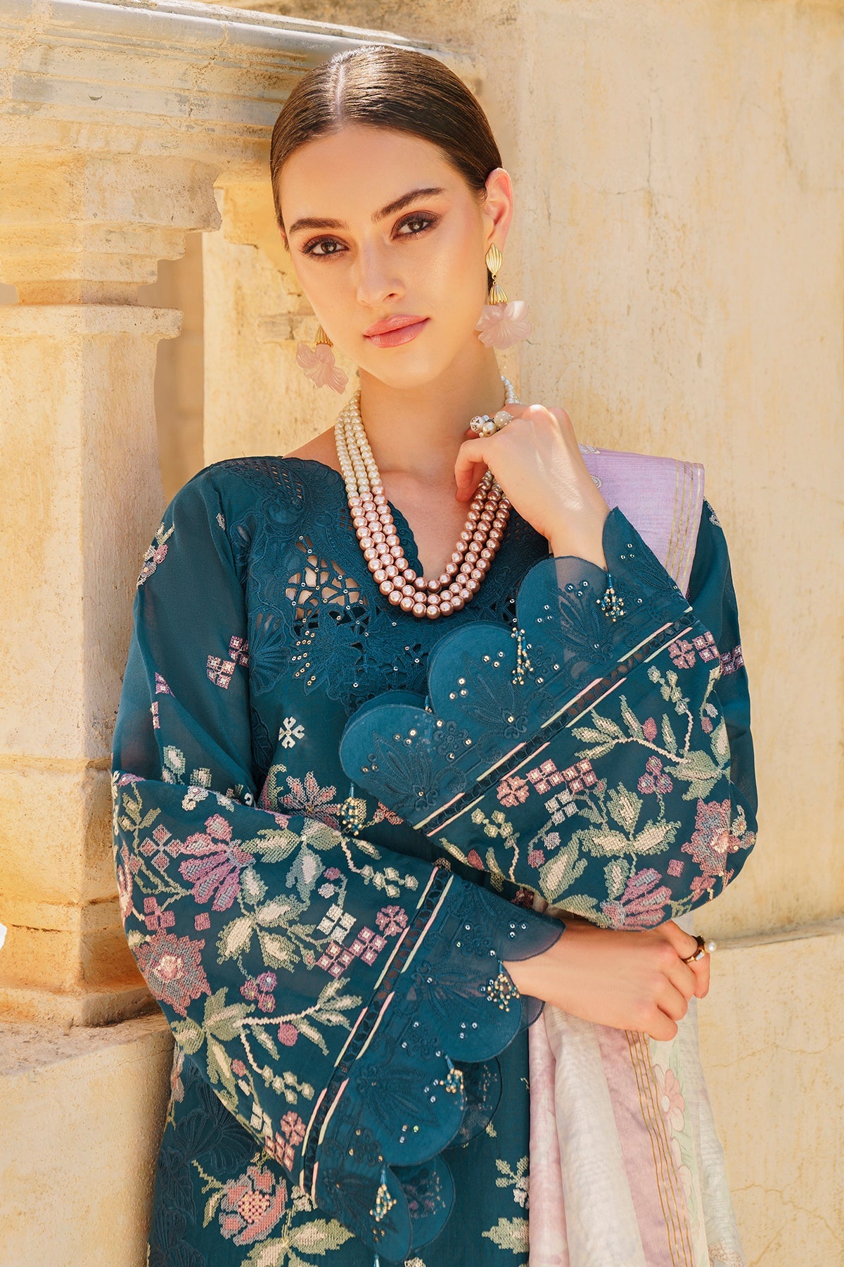 Baroque | Swiss Lawn 24 | SL12-D02 - Pakistani Clothes for women, in United Kingdom and United States