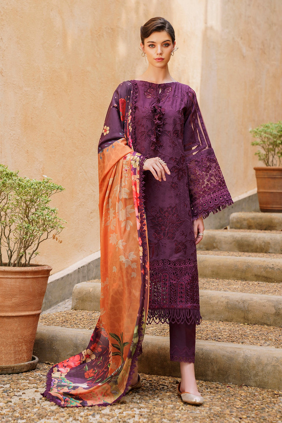 Baroque | Swiss Lawn 24 | SL12-D04 - Pakistani Clothes for women, in United Kingdom and United States