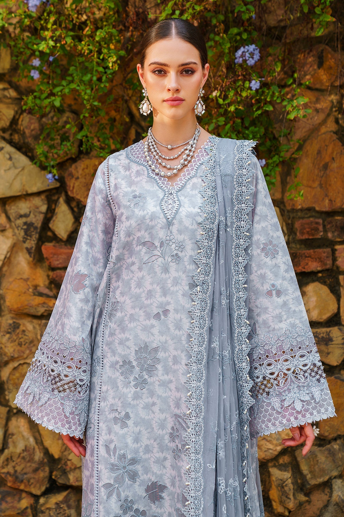 Baroque | Swiss Lawn 24 | SL12-D05 - Pakistani Clothes for women, in United Kingdom and United States