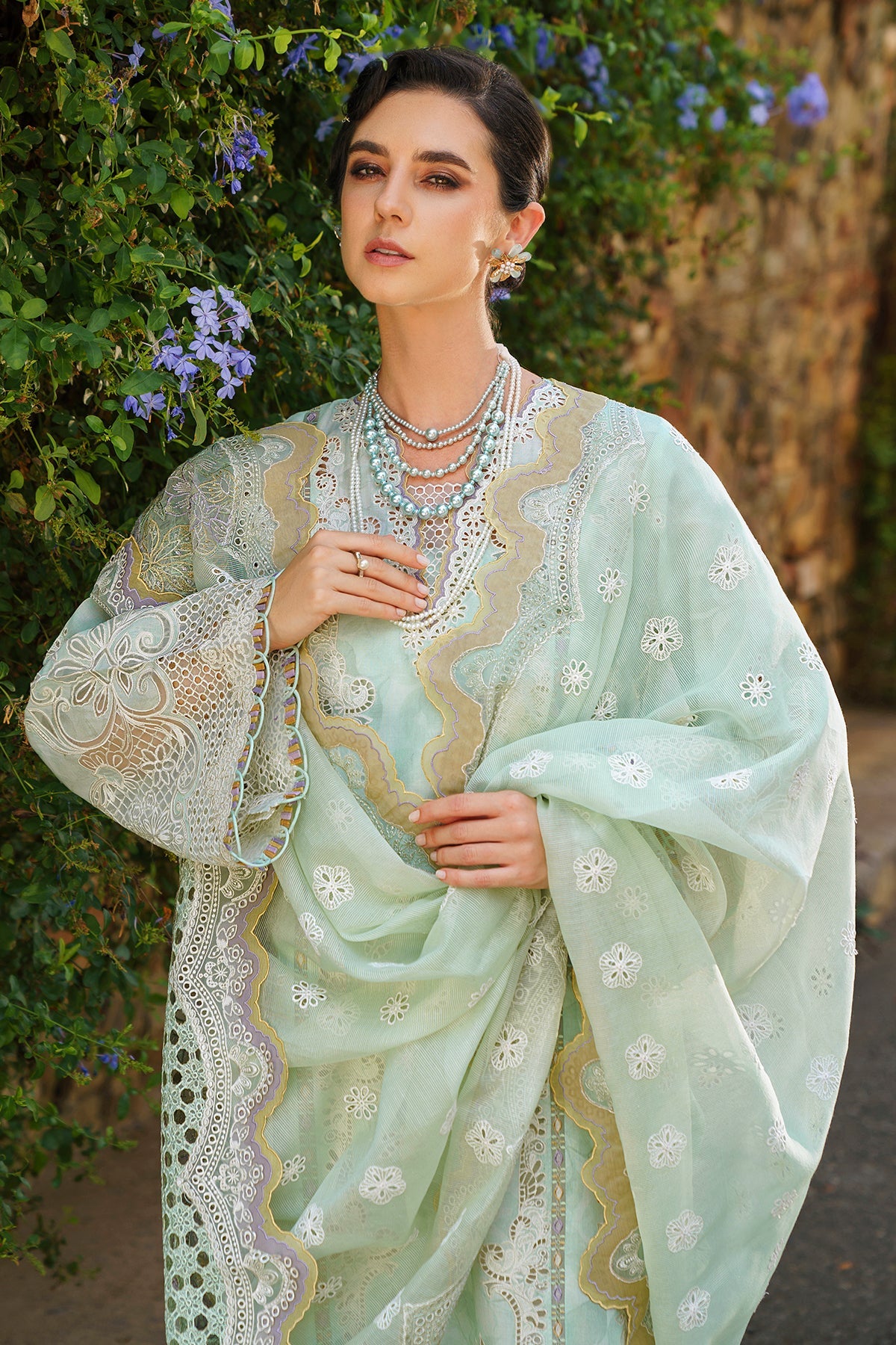 Baroque | Swiss Lawn 24 | SL12-D07 - Pakistani Clothes for women, in United Kingdom and United States