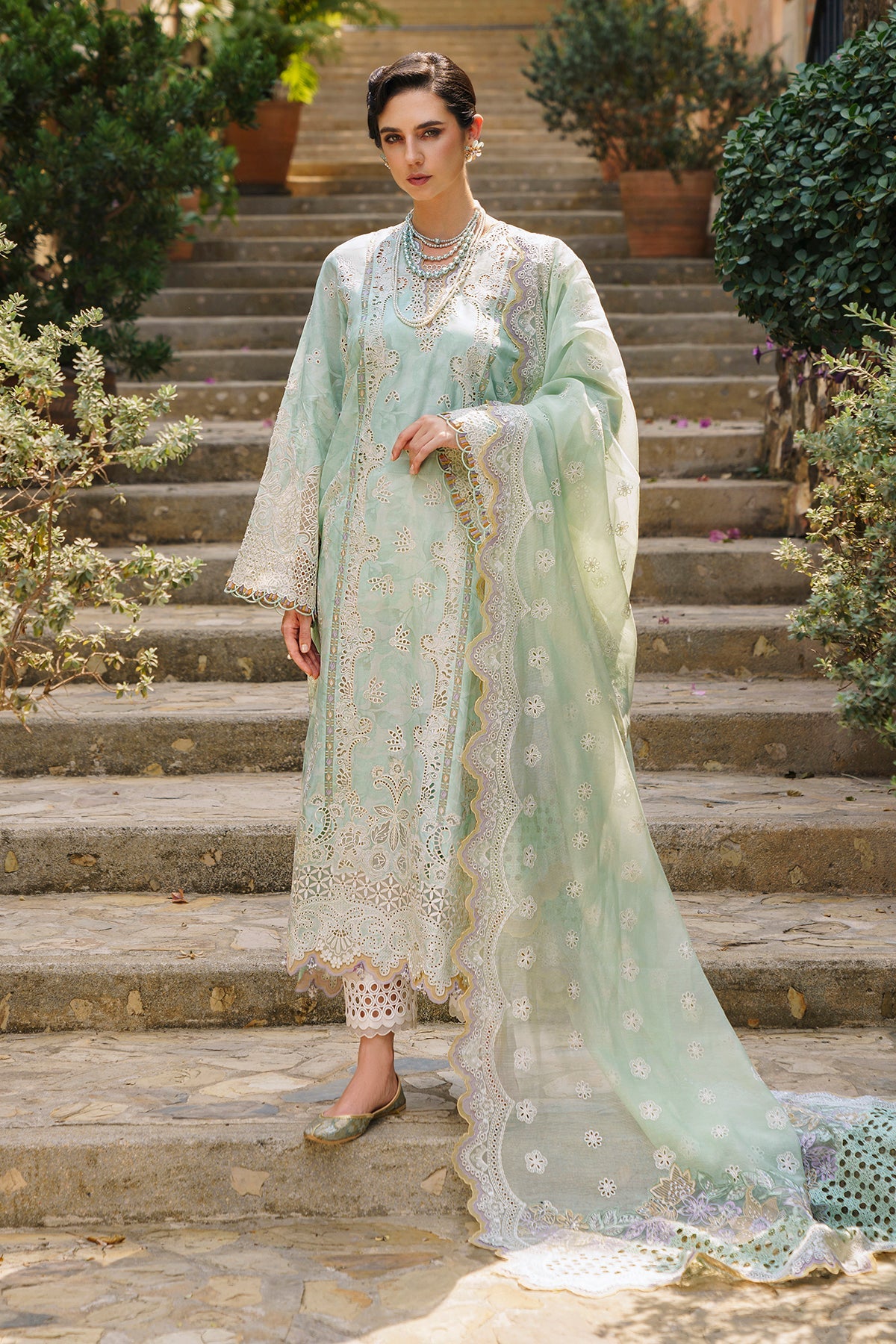 Baroque | Swiss Lawn 24 | SL12-D07 - Pakistani Clothes for women, in United Kingdom and United States