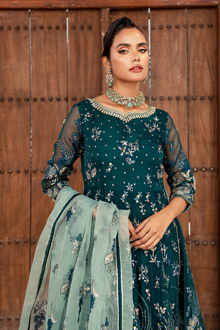 Batik | Desire Formal Dresses | Teal - Pakistani Clothes for women, in United Kingdom and United States