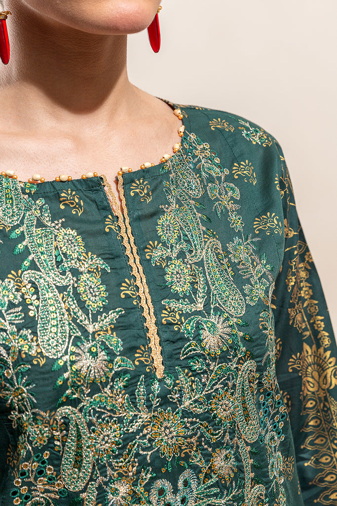 Beechtree | Luxe S’24 | EMERALD SPRUCE - Pakistani Clothes for women, in United Kingdom and United States