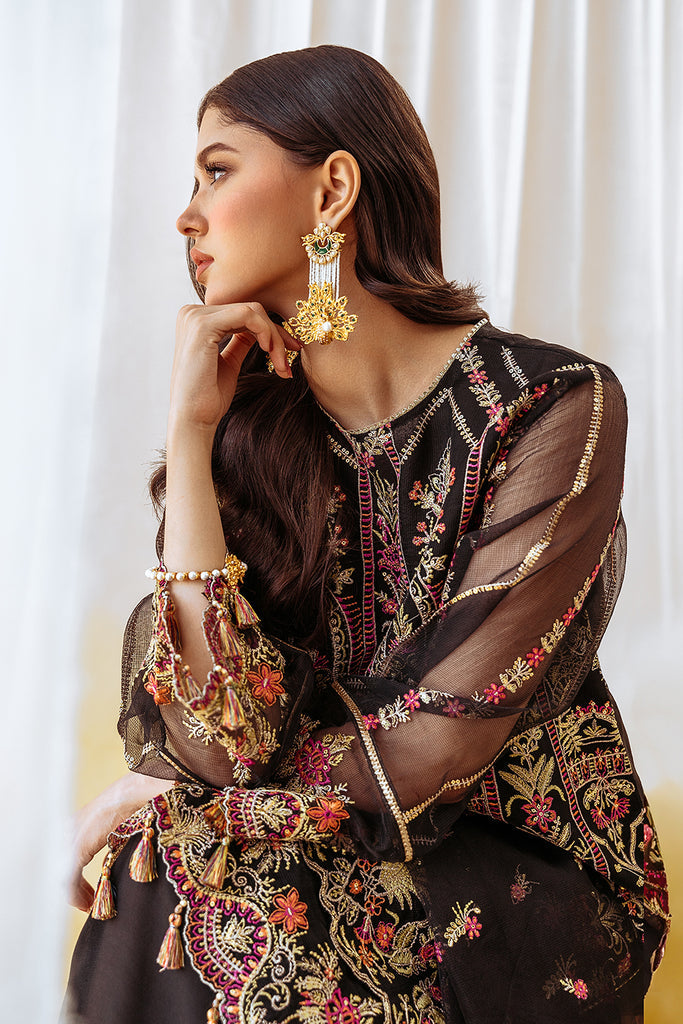 Beechtree | Luxe S’24 | NOIR ELEGANCE - Hoorain Designer Wear - Pakistani Ladies Branded Stitched Clothes in United Kingdom, United states, CA and Australia