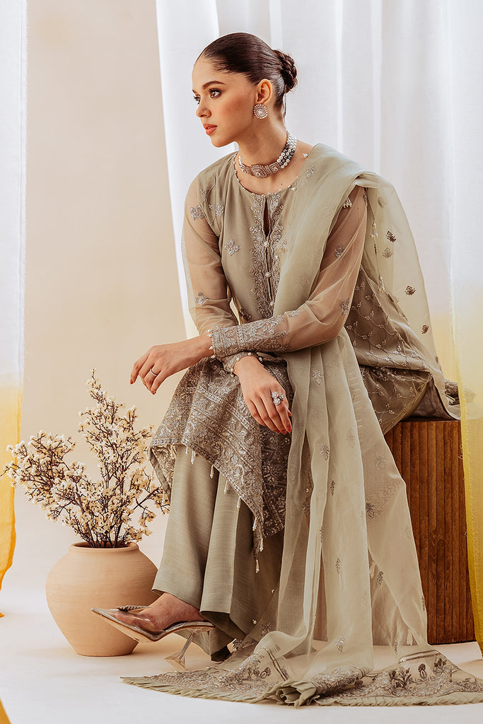 Beechtree | Luxe S’24 | TOURMALINE GREY - Pakistani Clothes for women, in United Kingdom and United States