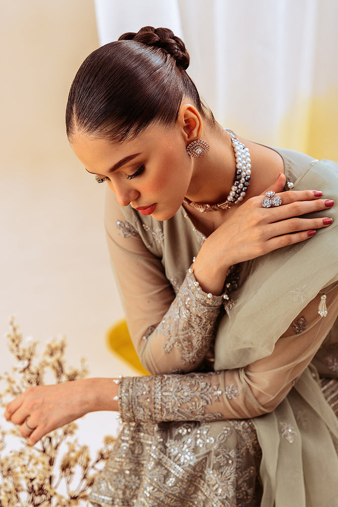 Beechtree | Luxe S’24 | TOURMALINE GREY - Pakistani Clothes for women, in United Kingdom and United States