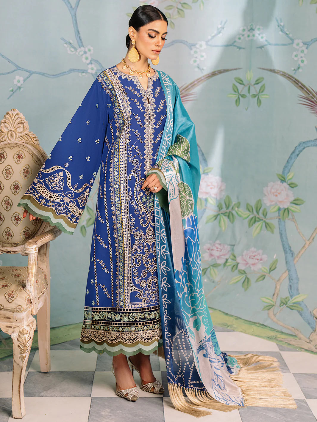 Bin Ilyas | La Hira Spring Summer 24 | 202-A - Pakistani Clothes for women, in United Kingdom and United States