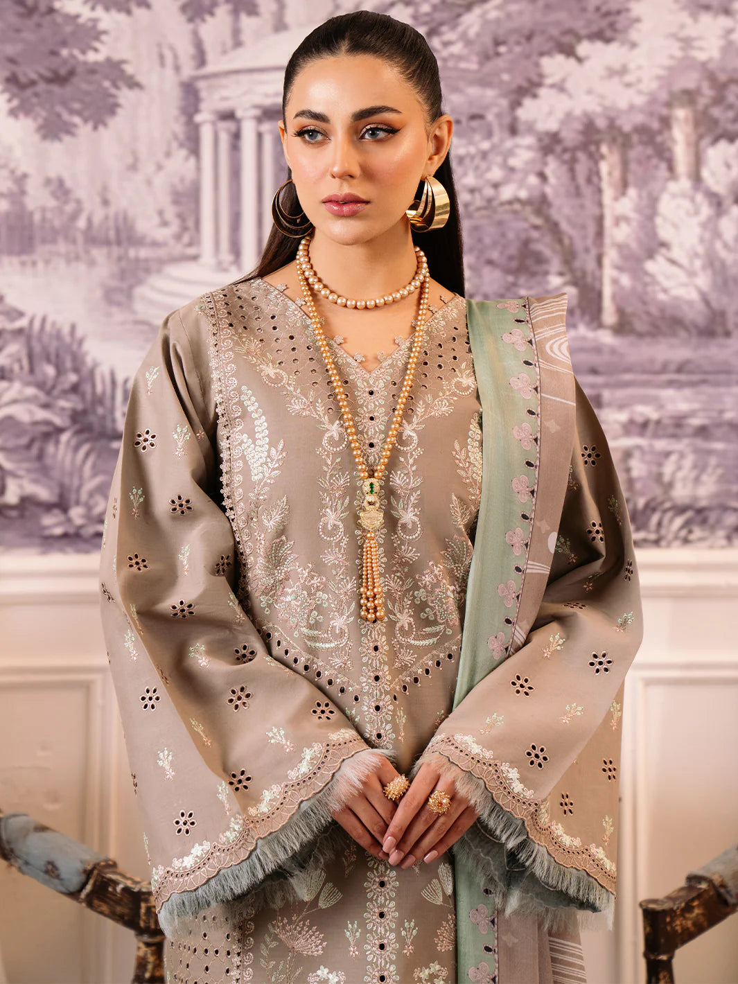 Bin Ilyas | La Hira Spring Summer 24 | 203-A - Pakistani Clothes for women, in United Kingdom and United States