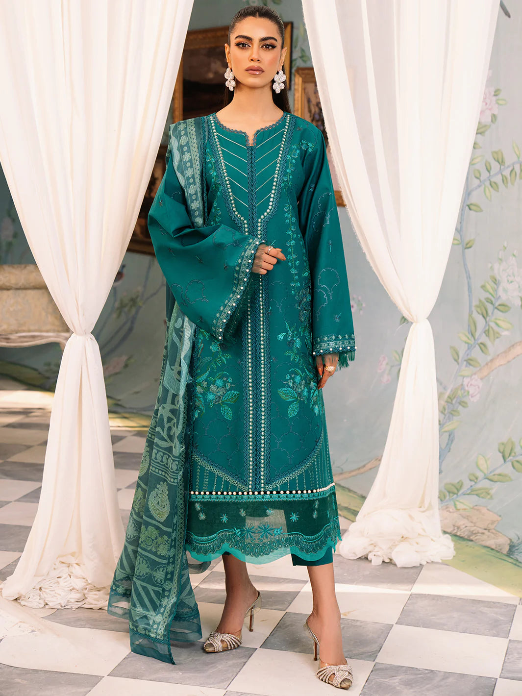 Bin Ilyas | La Hira Spring Summer 24 | 207-A - Pakistani Clothes for women, in United Kingdom and United States