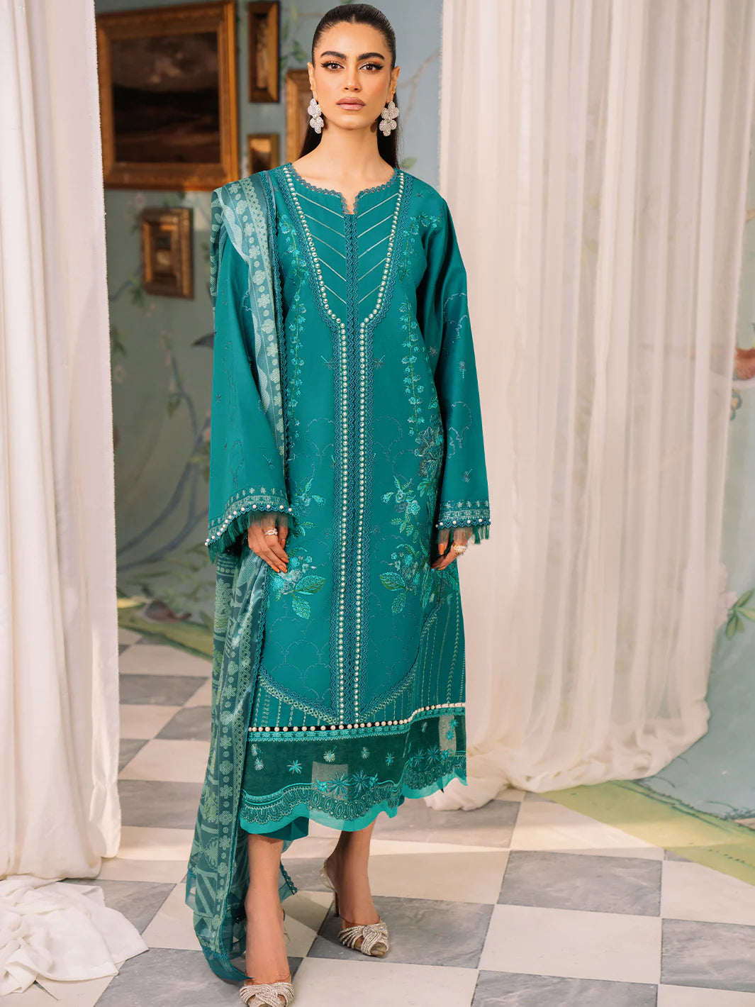 Bin Ilyas | La Hira Spring Summer 24 | 207-A - Pakistani Clothes for women, in United Kingdom and United States