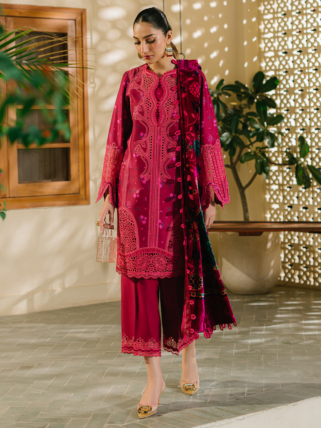 Bin Ilyas | Olivia Embroidered Winter 24 |  527 - A