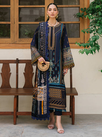 Bin Ilyas | Olivia Embroidered Winter 24 |  522 - A