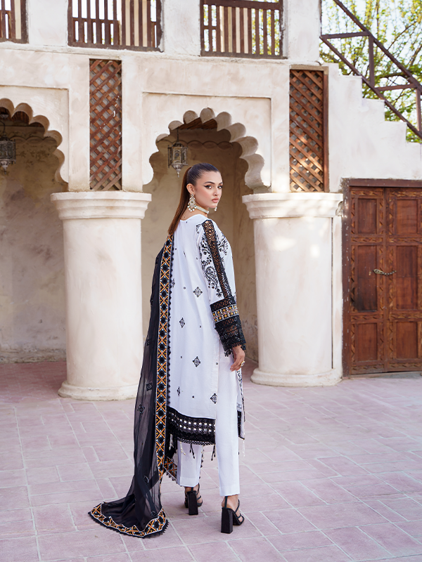 Zebtan | Zeenat Luxury Lawn Eid Collection | ZL 10 - Hoorain Designer Wear - Pakistani Ladies Branded Stitched Clothes in United Kingdom, United states, CA and Australia
