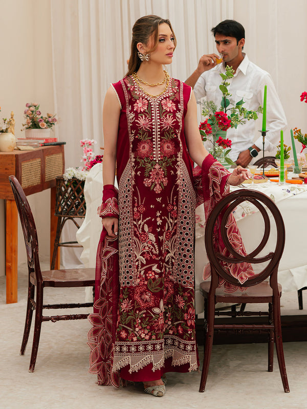 Mahnur | Allenura Luxury Lawn 24 | CELESTIAL - Hoorain Designer Wear - Pakistani Ladies Branded Stitched Clothes in United Kingdom, United states, CA and Australia