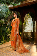 Dhanak | Bridal Couture | HF-3001 RUST - Pakistani Clothes for women, in United Kingdom and United States