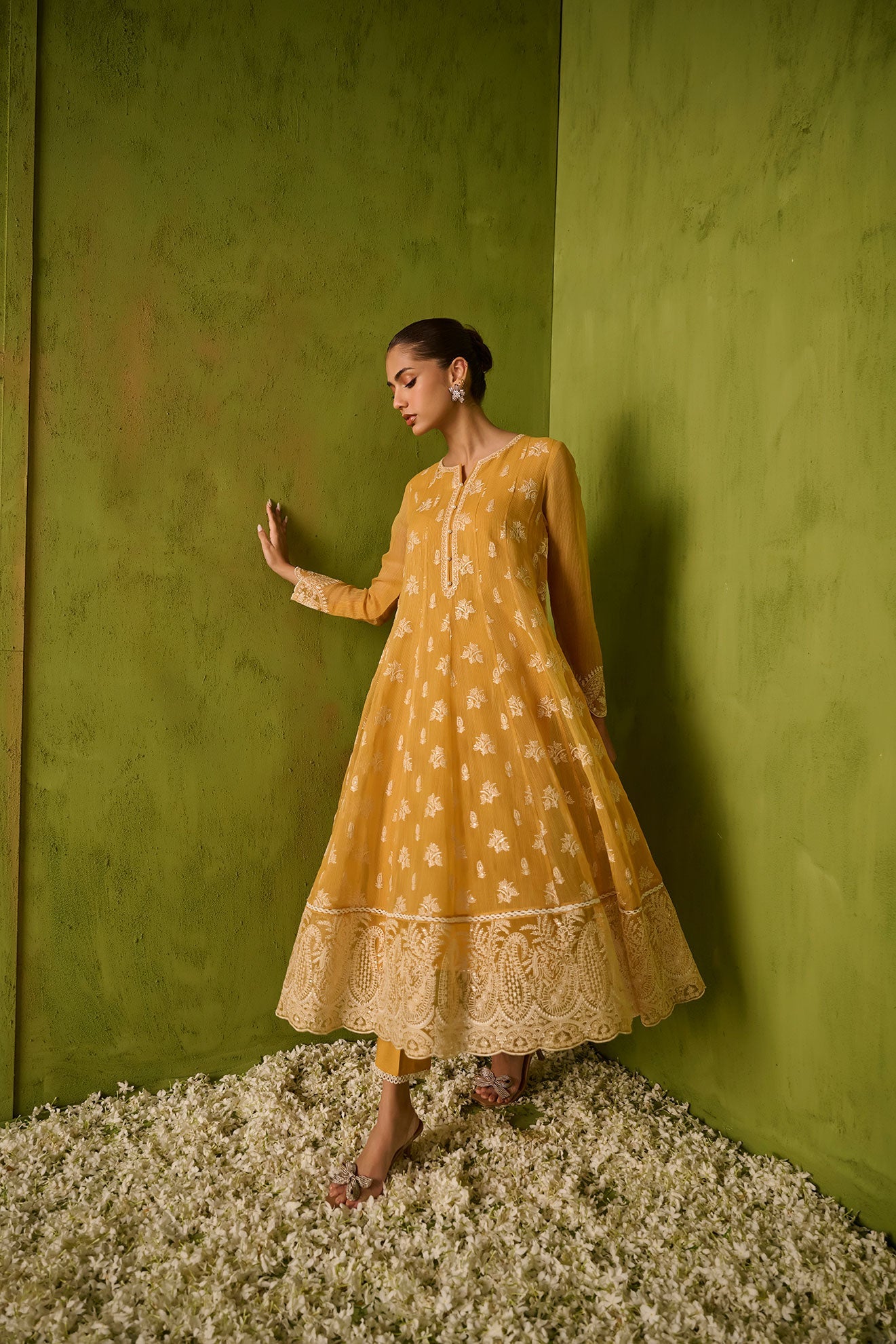 Dhanak | Festive Signature Pret | SS24DA-2479 MUSTARD