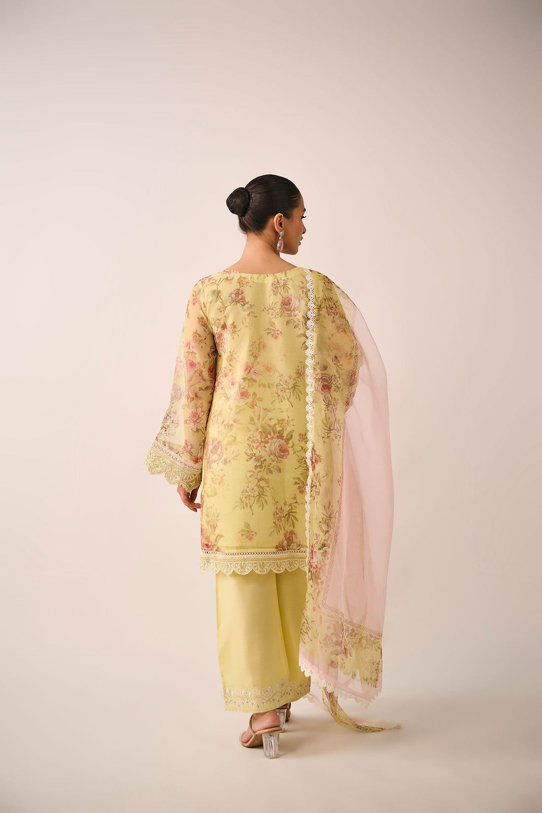 Dhanak | Festive Signature Pret | SS24DA-2466 LEMON YELLOW